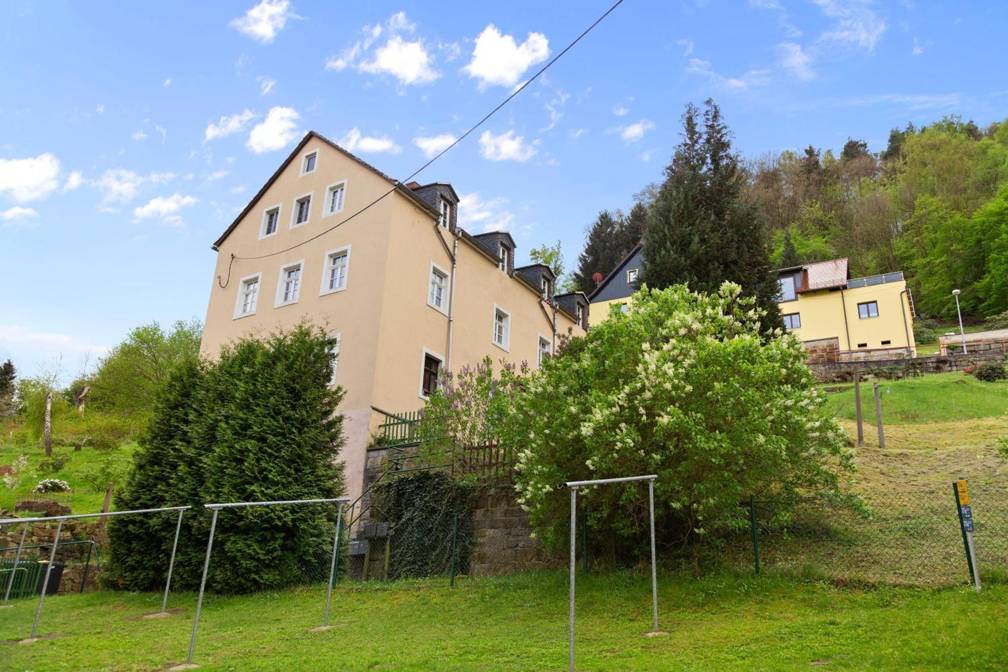 Stilvolles Apartment Mit Festungsblick Im Zentrum Königstein Exterior foto